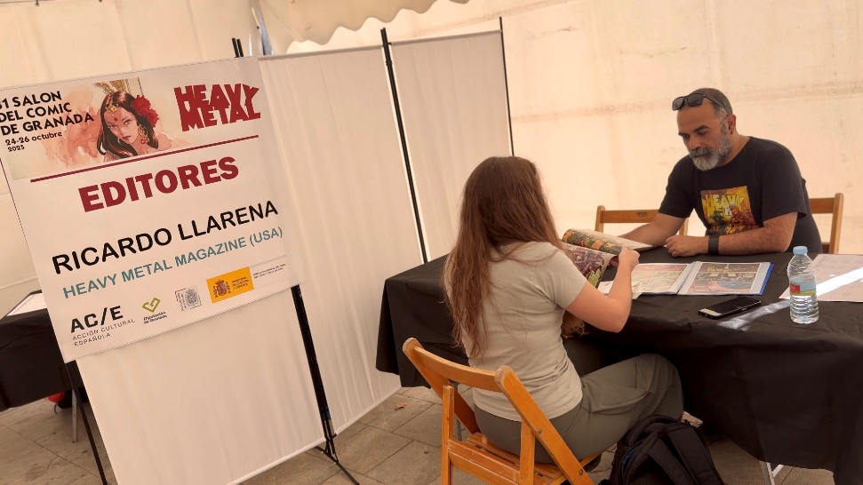 Revisión profesional con Ricardo Llarena, de Heavy Metal Magazine